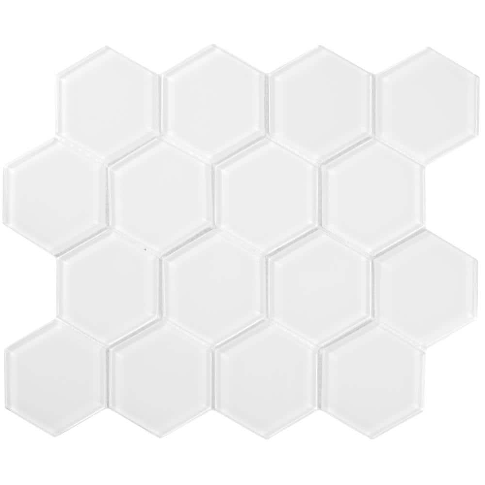 3" Beehive 10.25in.x11.75in. Glass Mosaic Tile
