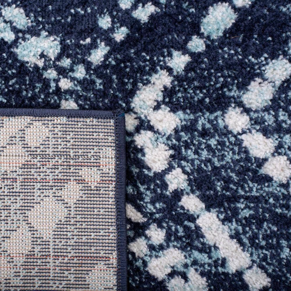 Adirondack ADR131 Machine Made Indoor Area Rug - Navy/Ivory - 8'x10' - Safavieh