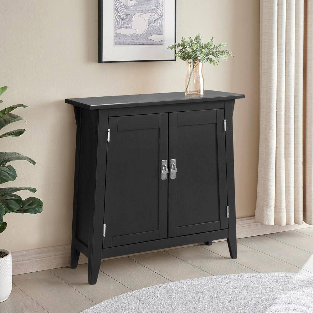 Mission Solid + Manufactured Wood Foyer Hall Cabinet Stand