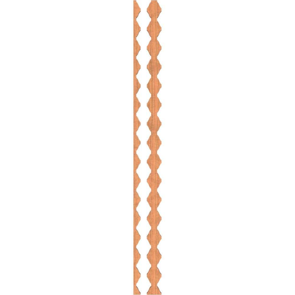 Ekena Millwork Sheyenne Adjustable Wood Decorative Slat Wall Panel Kit