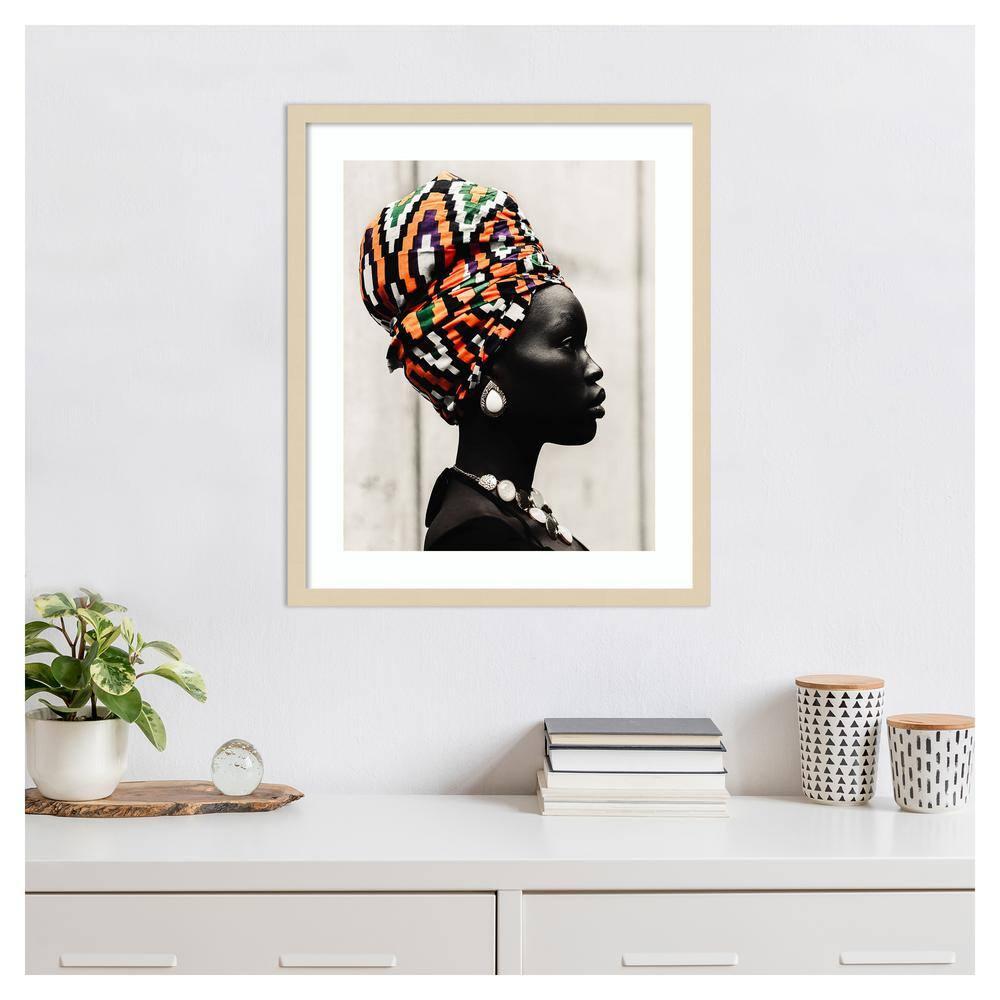 Amanti Art 21"x25" Black is Style by Oladimeji Odunsi Wood Framed Wall Art Print