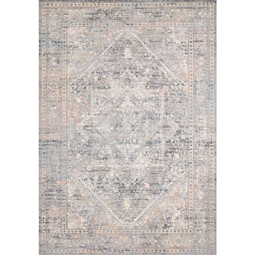 Loloi II Lucia Oriental Grey / Sunset Area Rug