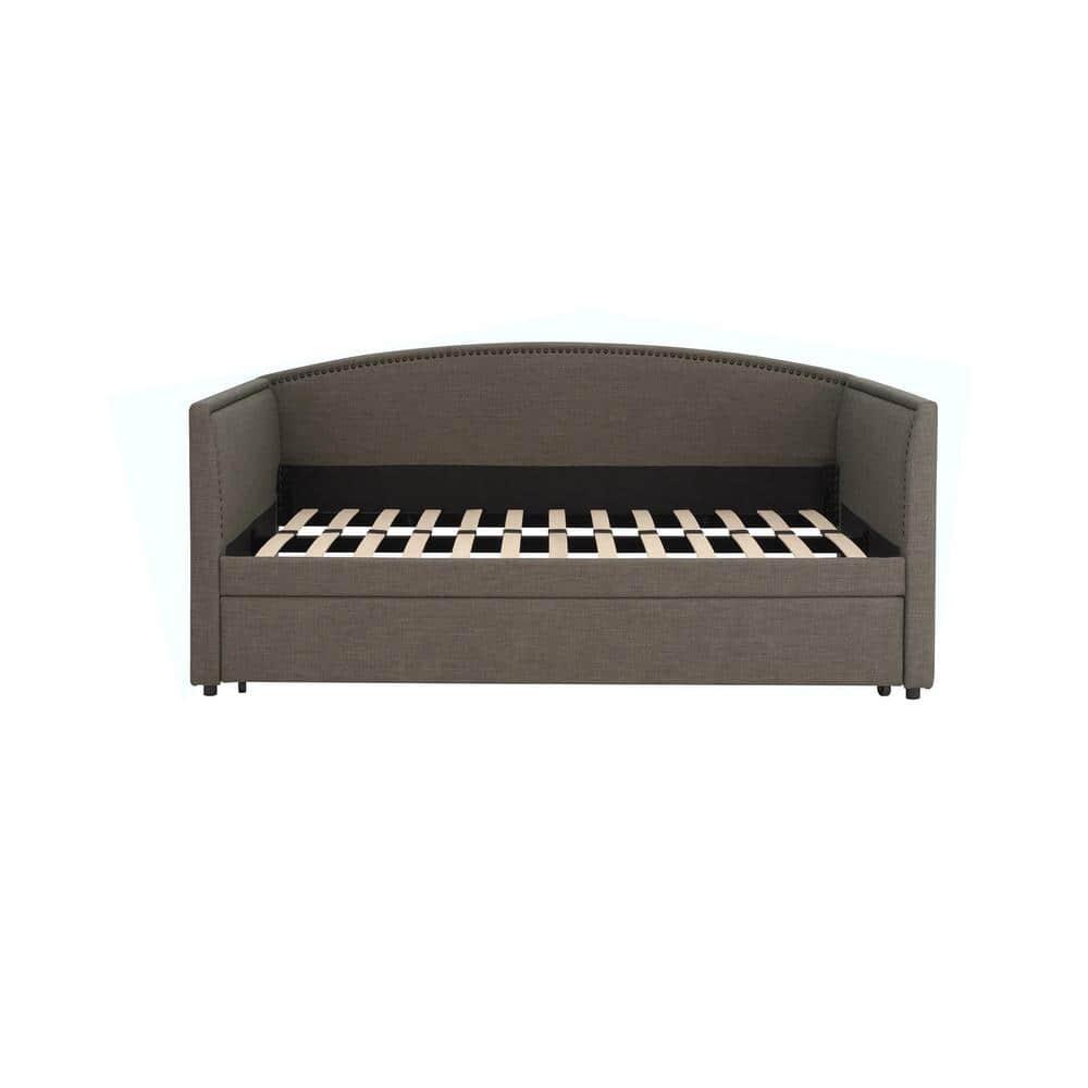 Better Homes & Gardens Grayson Daybed & Trundle, Twin Size, Gray Linen