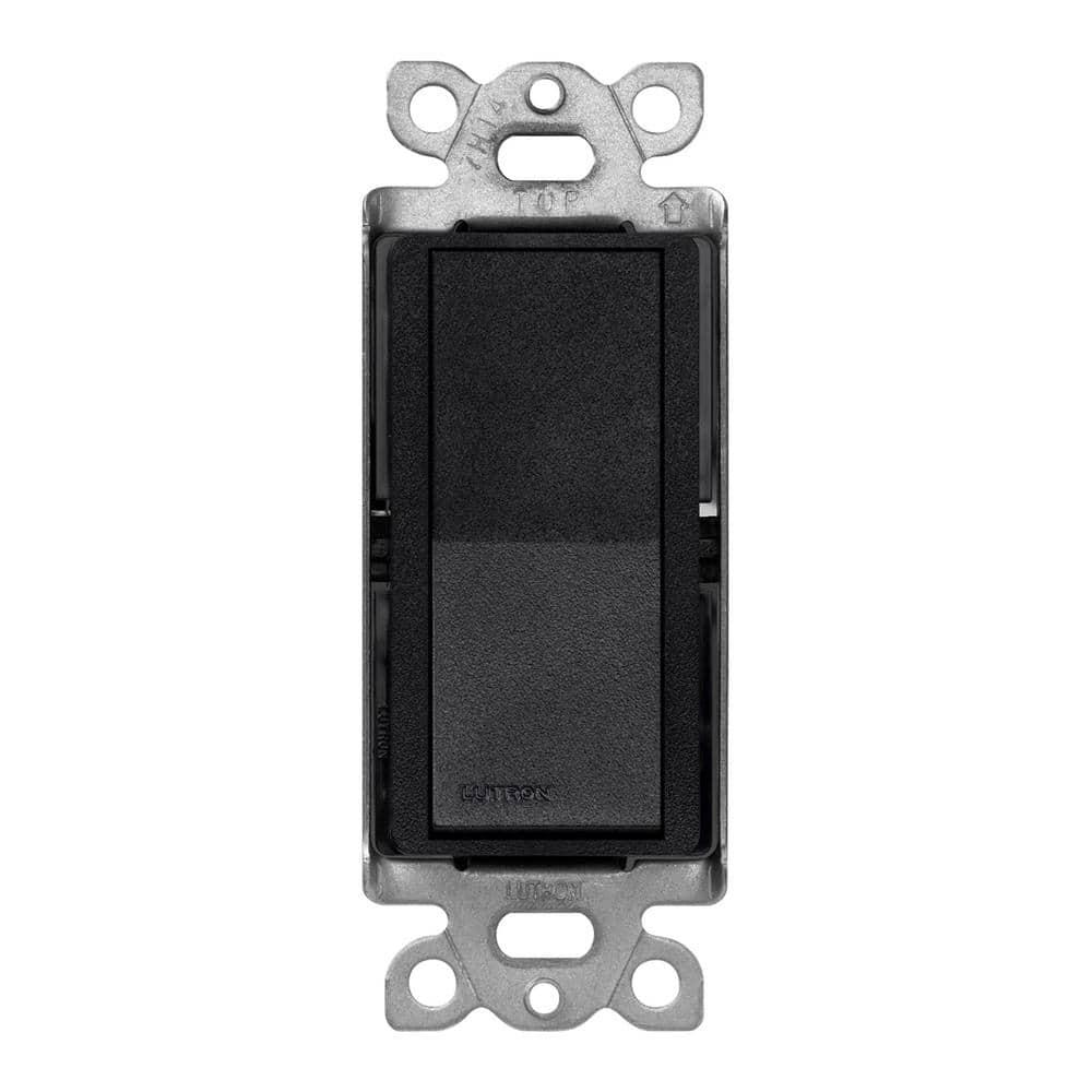 Lutron Claro Satin Colors 15 Amp 4-Way Switch, SC-4PS-MN, Midnight