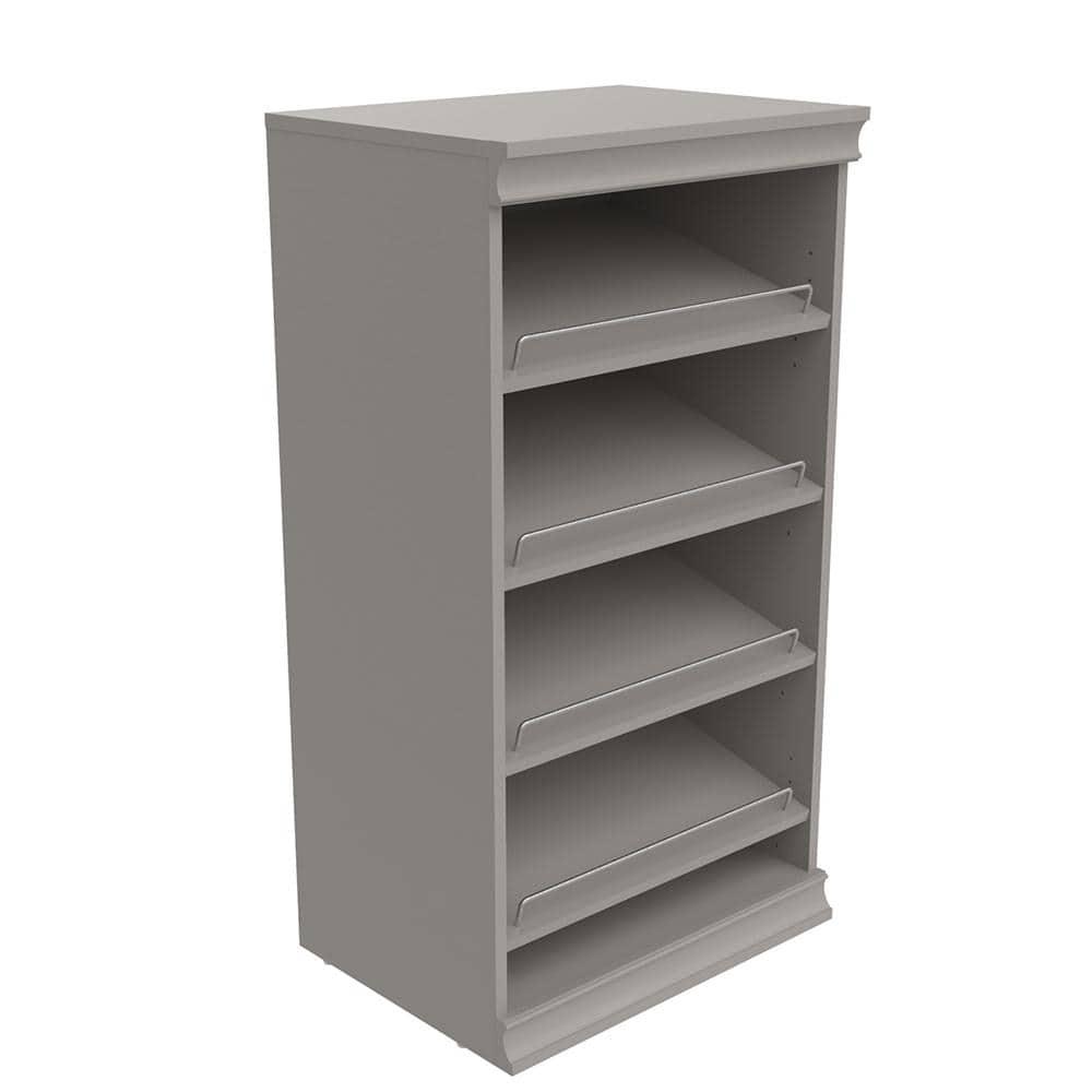 Modular Storage 21.38" W Shoe Shelf Unit with 4 Shelves