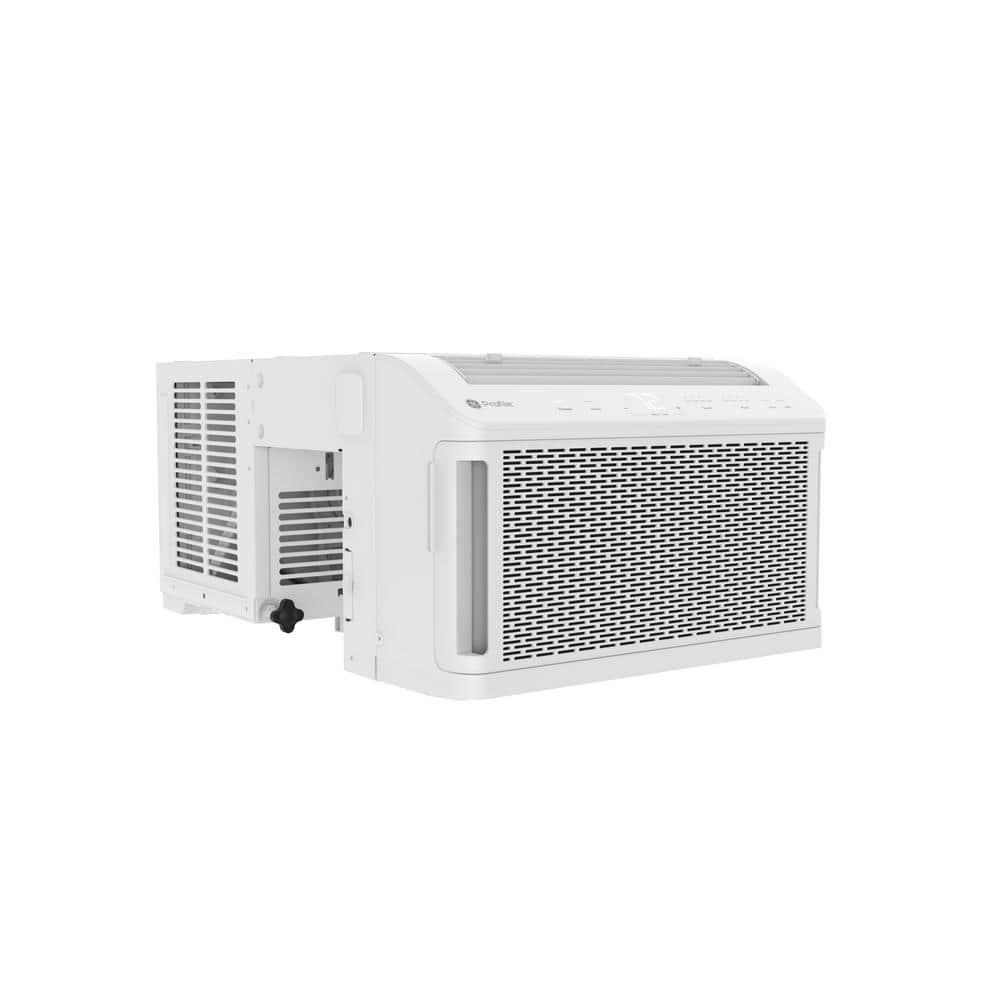 GE Profile ClearView 8300 BTU Smart Window Air Conditioner with Built-In Wi-Fi and Ultra-Quiet Operation for Medium Rooms (White)