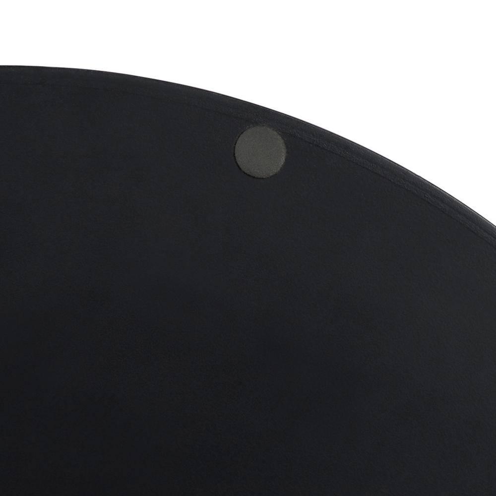 Kate and Laurel Lipton Tray, 18" Diameter, Black