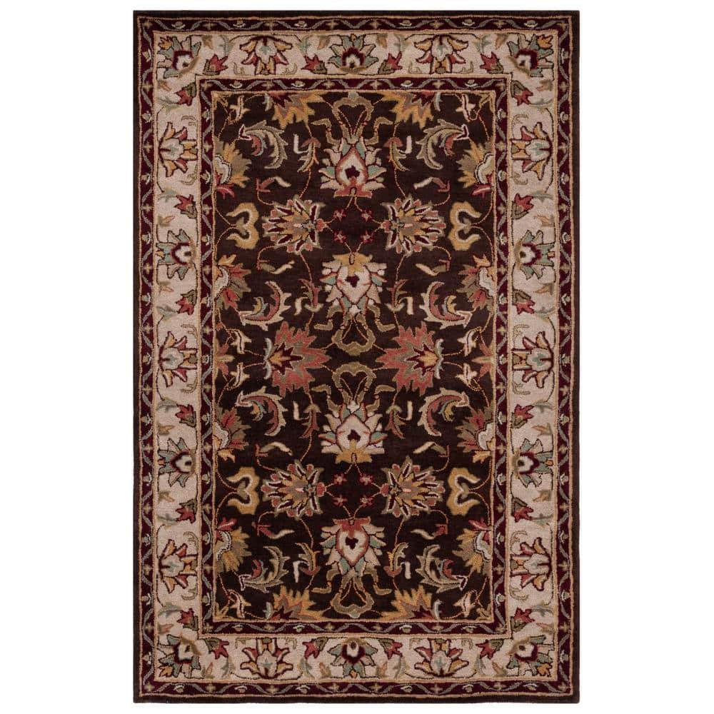 Heritage HG818 Handmade Accent Rug - 2'x3' - Brown/Beige - Safavieh