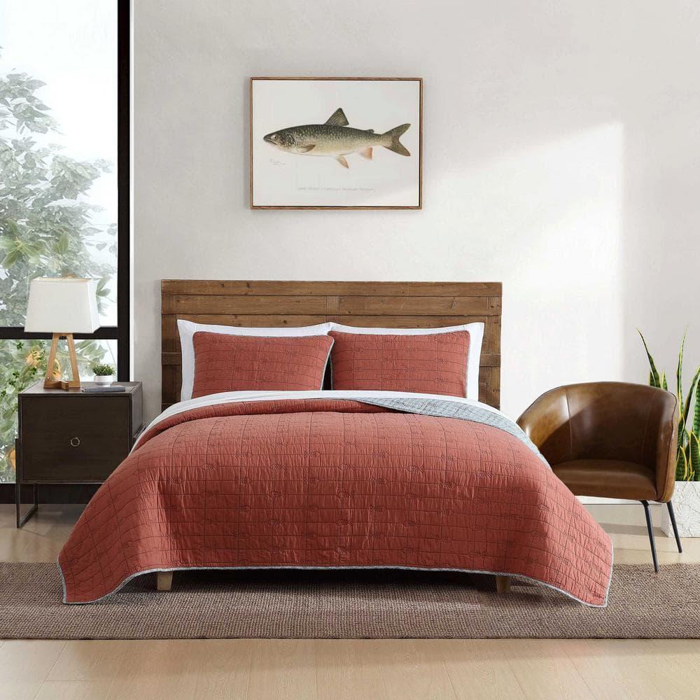 Eddie Bauer Eddie Bauer Troutdale Cotton Reversible Quilt Set