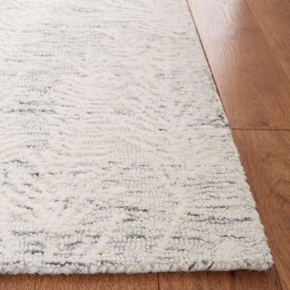 Metro MET877 Hand Tufted Indoor Accent Rug - Grey/Ivory - 3'x5' - Safavieh