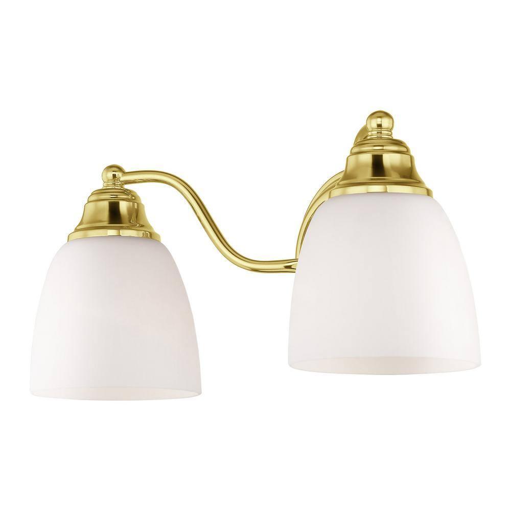 Livex Lighting Somerville 2 - Light Vanity in  Polished Brass