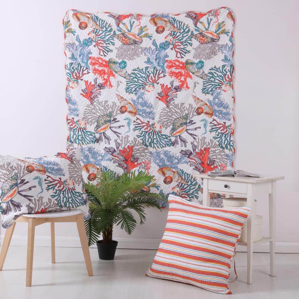 Atlantis Quilted Reversible Throw