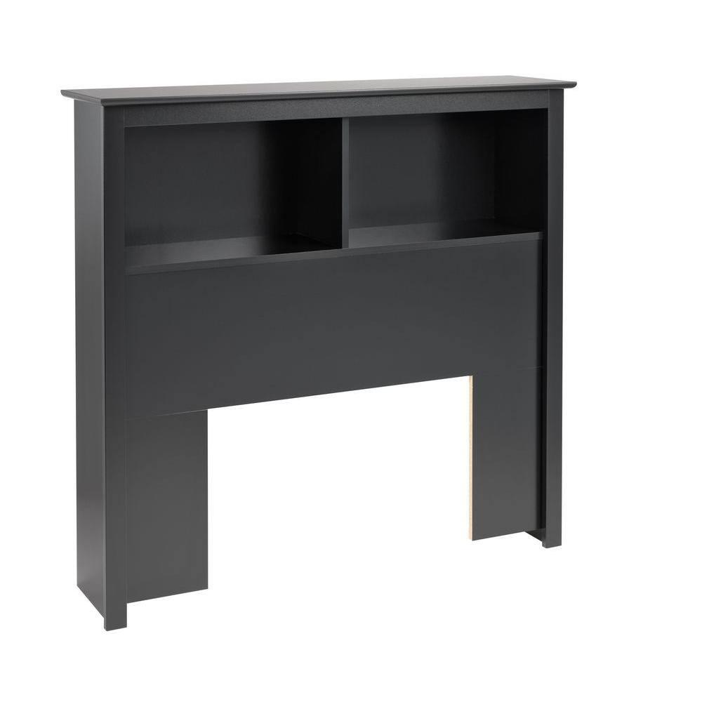 Twin Bookcase Headboard Black - Prepac
