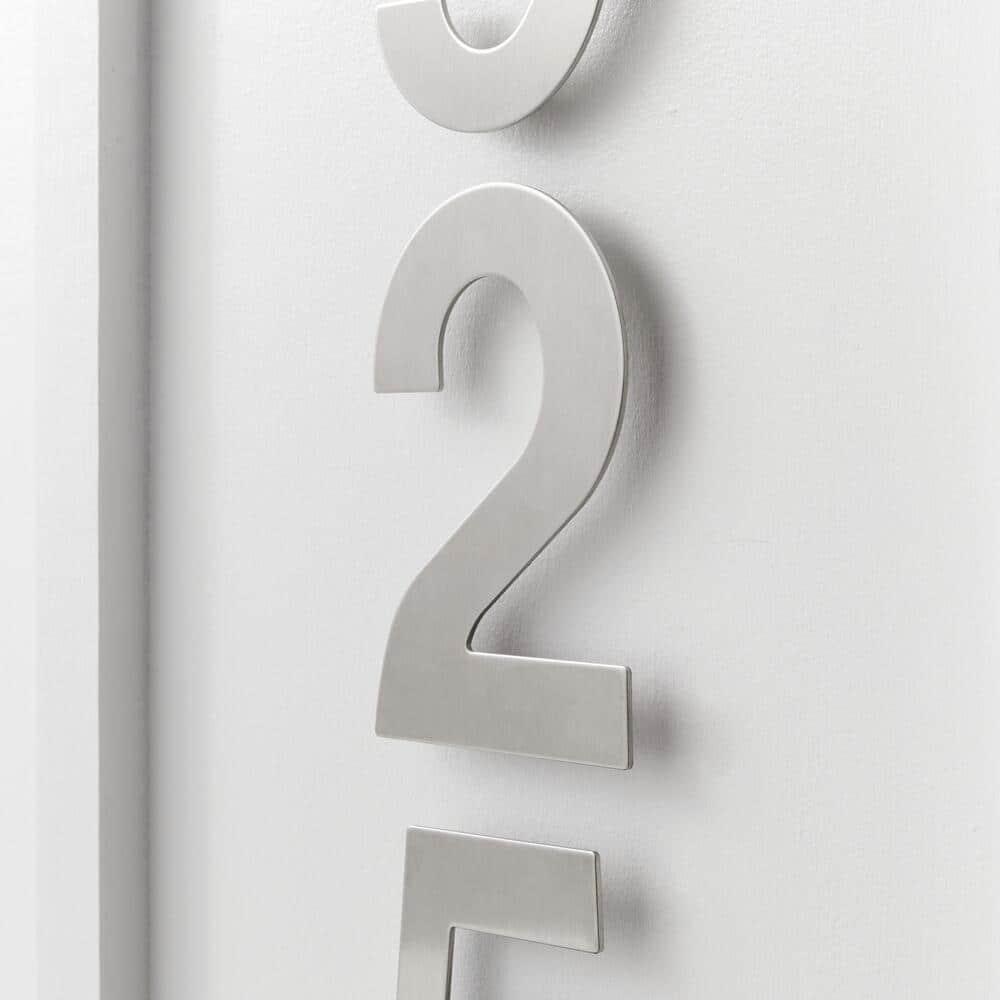 HASWARE 6" H Metal Floating House Number