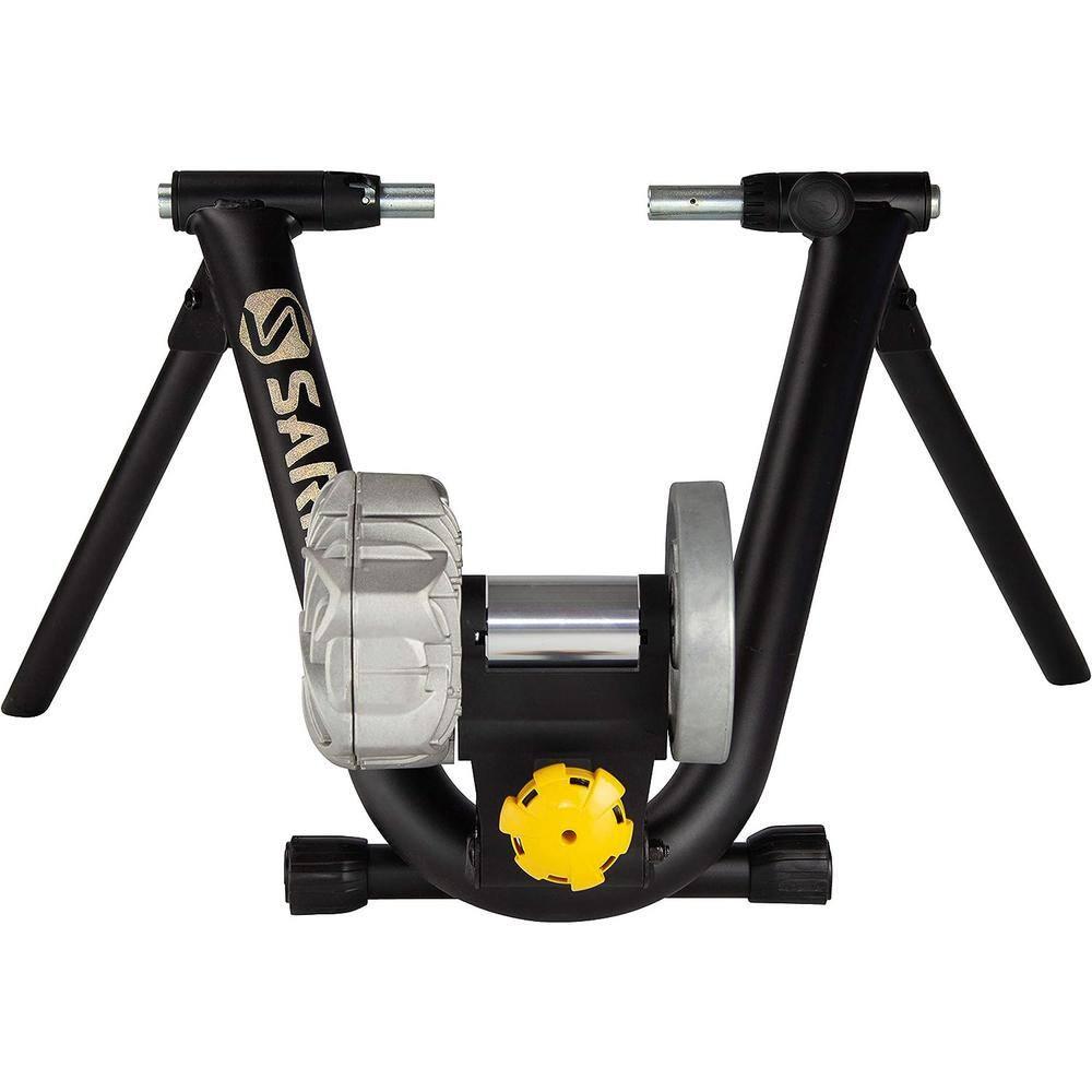 Saris Fluid2 Entrenador de Bicicleta de Interior, Entrenador de Bicicleta de Opción Inteligente Equipado, Negro