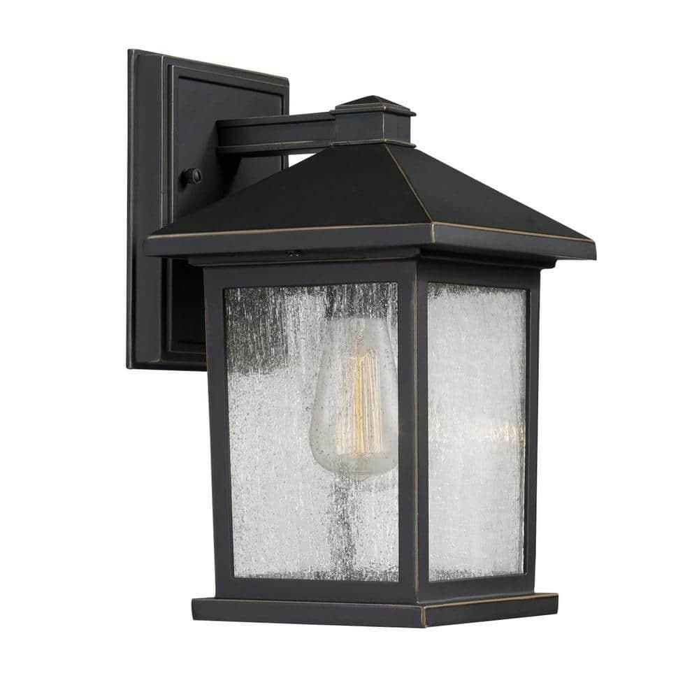 Z-Lite Portland 1 - Light Wall Light in  Oil Rubbed Bronze