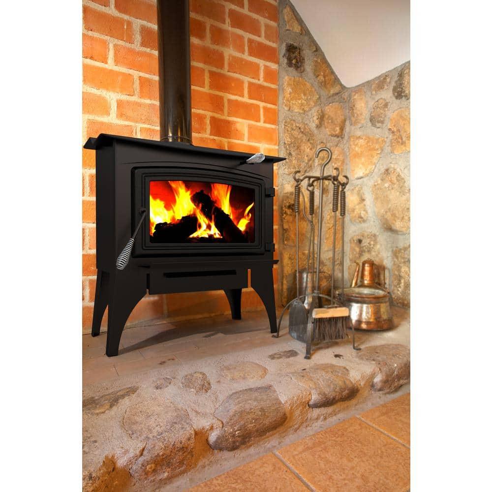 Pleasant Hearth 1,800 Sq. Ft. Medium Freestanding Wood Burning Stove with Legs