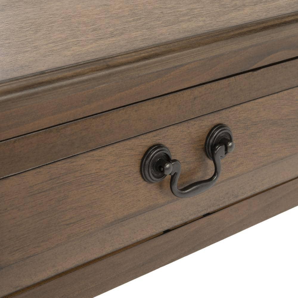 Whitney 1 Drawer Accent Table - Brown - Safavieh.