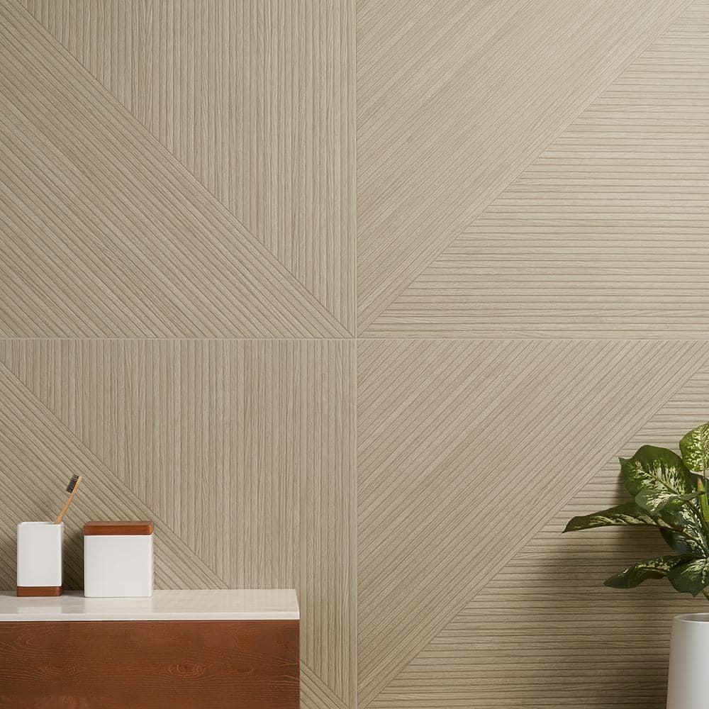 23.62 in. x 47.24 in. Matte Porcelain Wood Look Wall Tile (15.49 Sq. Ft./ case)