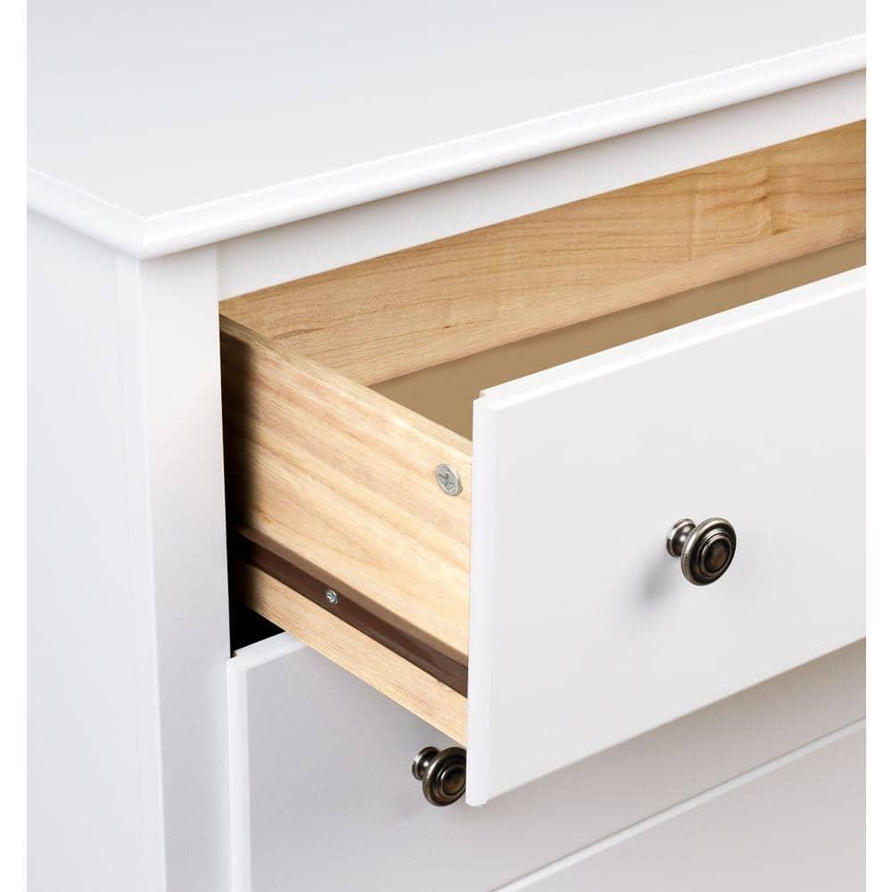 Prepac Monterey Armoire White: Transitional Style, Wood Composite, 2-Door Wardrobe for Hanging Clothes