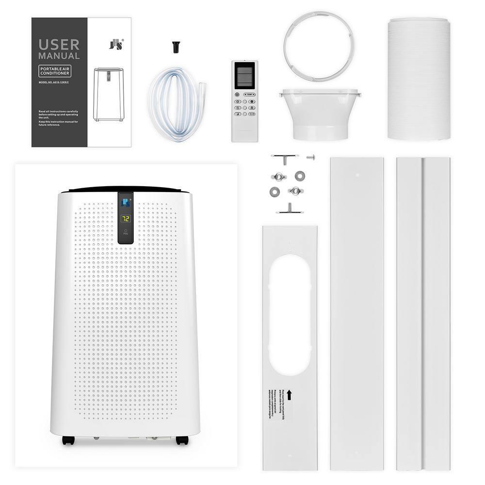 JHS JHS 10,800 BTU DOE Portable Air Conditioner for Home with Dehumidifier for Rooms up to 550 Sq. Ft.