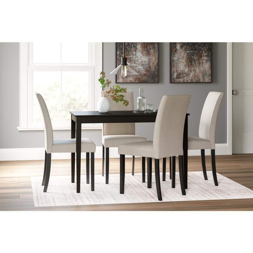 Signature Design by Ashley Contemporary Kimonte Dining Table, Dark Brown
