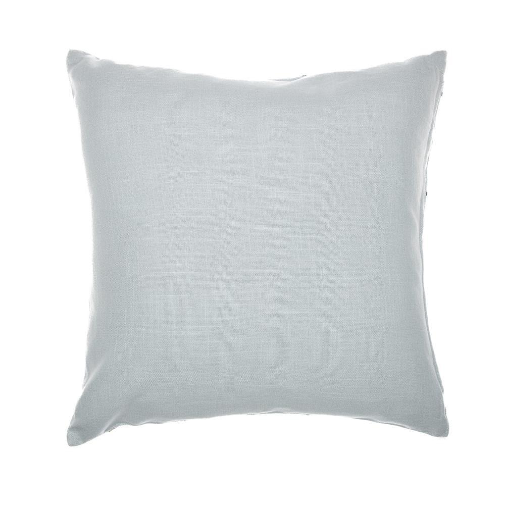 Embroidered Cotton Throw Pillow