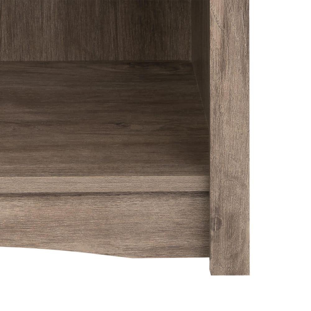 Prepac Tall 6-Shelf Bookcase, Drifted Gray