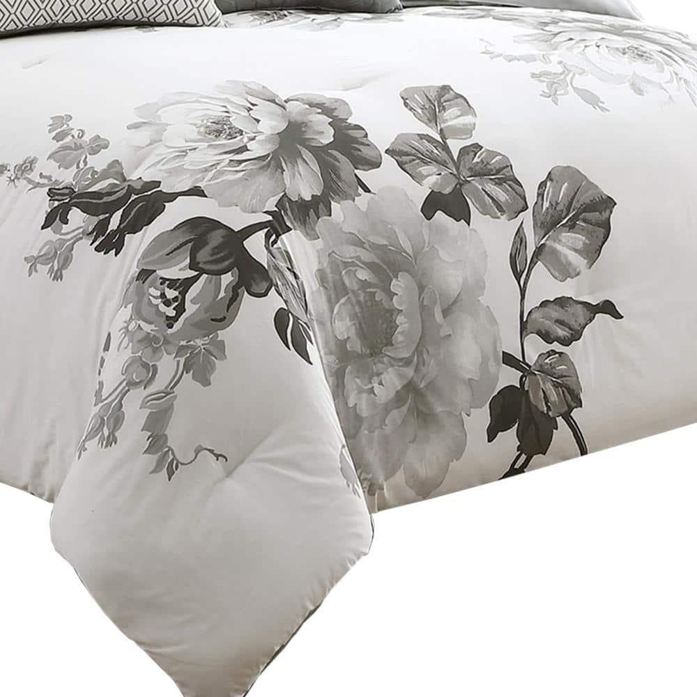 Benjara Cotton Blend 7 Piece Comforter Set