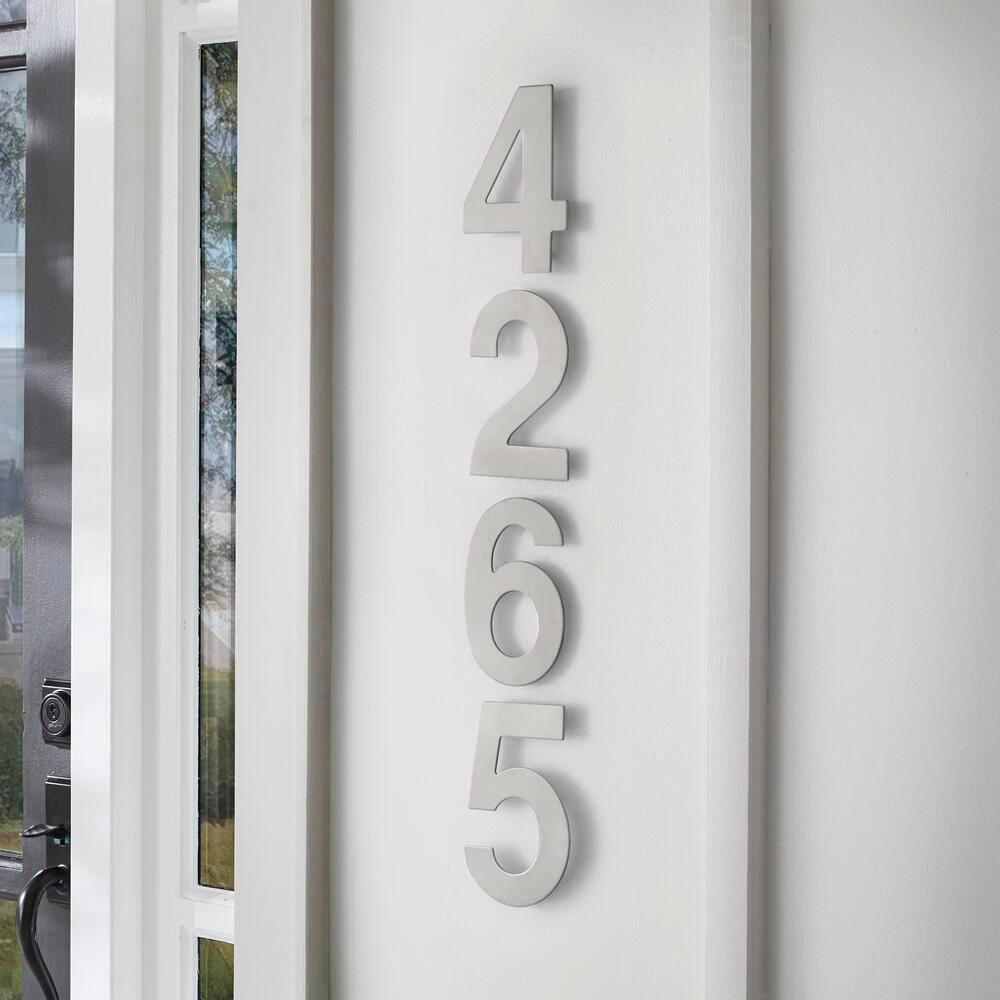 HASWARE 6" H Metal Floating House Number