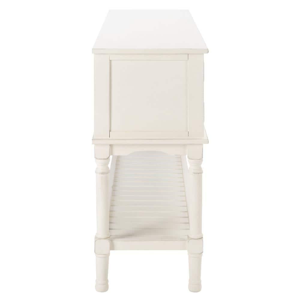 Tate 2 Drawer 2 Door Console Table - CNS5722A - Off-White - Safavieh