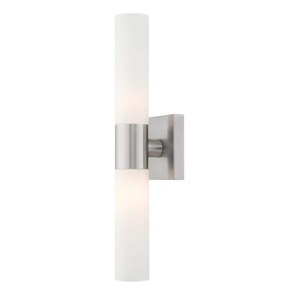 Livex Lighting Aero 2 - Light Vanity in  Brushed Nickel