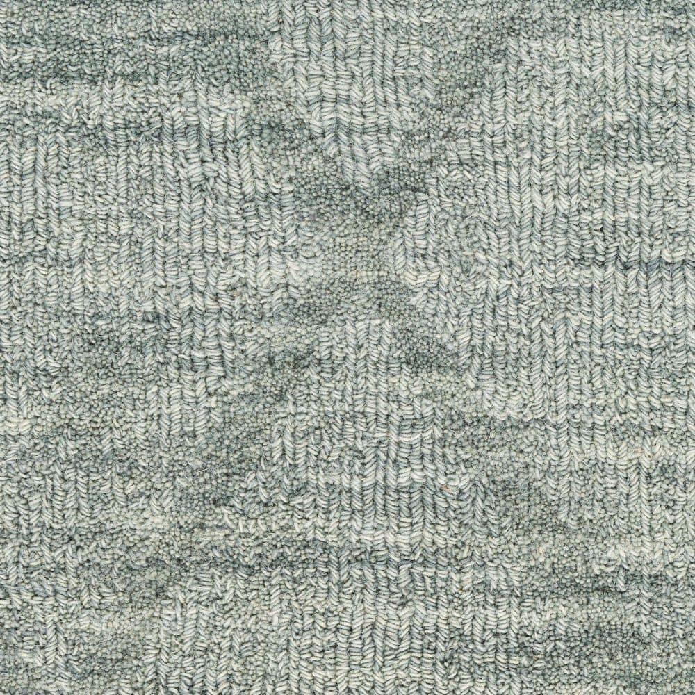 Nourison Wool Haven Blue Modern Wool Indoor Rug