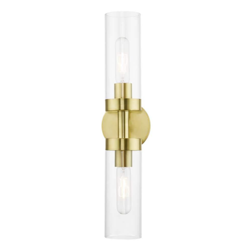 Livex Lighting Ludlow 2 - Light Vanity in  Satin Brass
