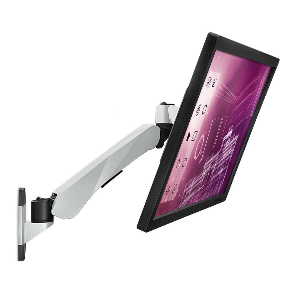 Mount-It! Full Motion Adjustable Single Monitor Wall Mount | Tilt, Rotate, Swivel Arm Wall Mount Stand | Fits Up to 32 in. Screens