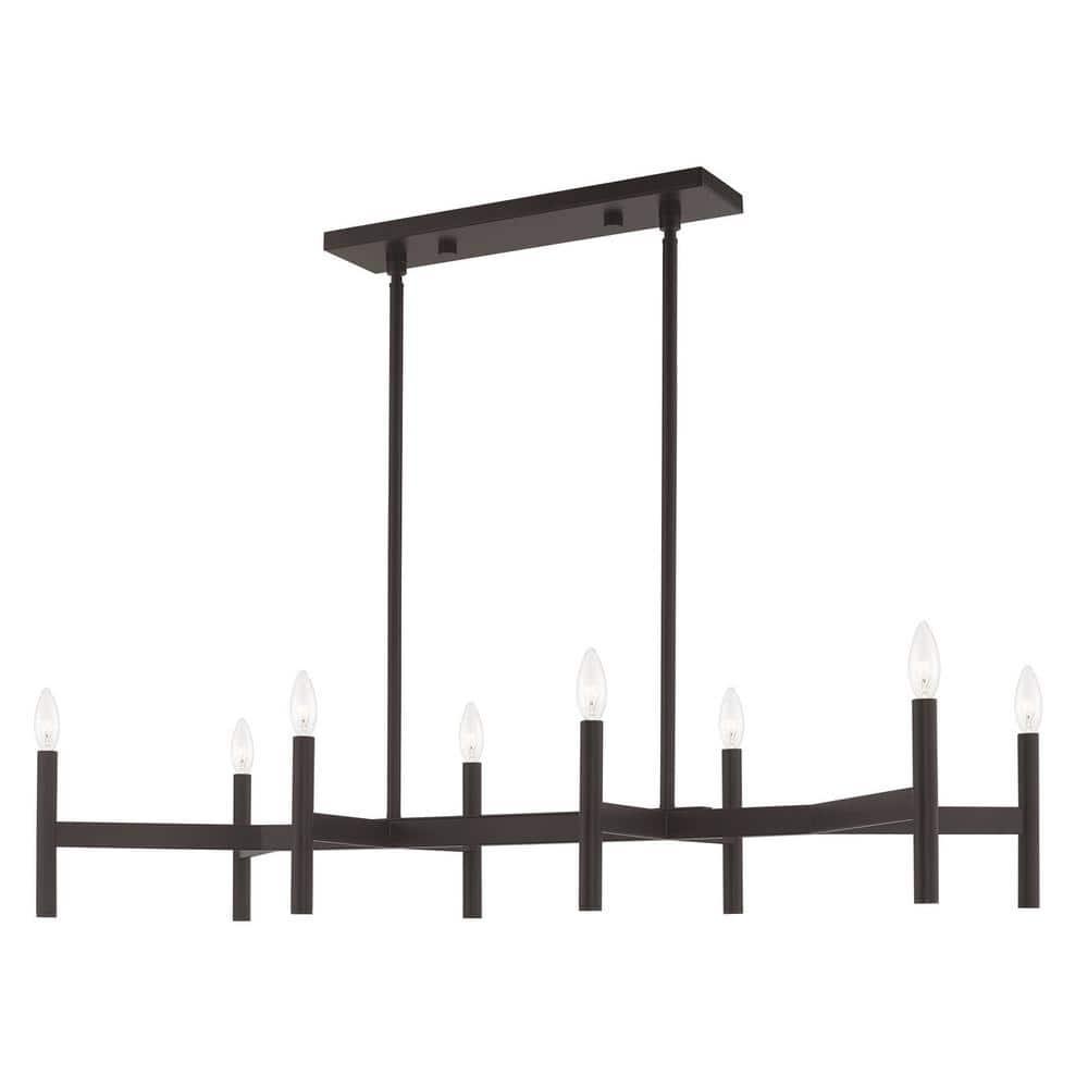 Livex Lighting Copenhagen 8 - Light Chandelier in  Bronze