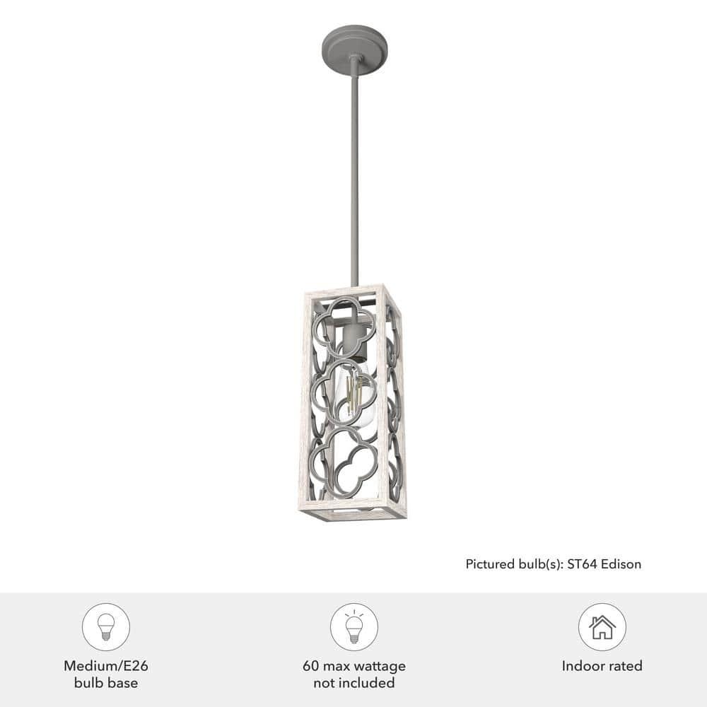 Gablecrest 1 - Light Single Rectangle Pendant