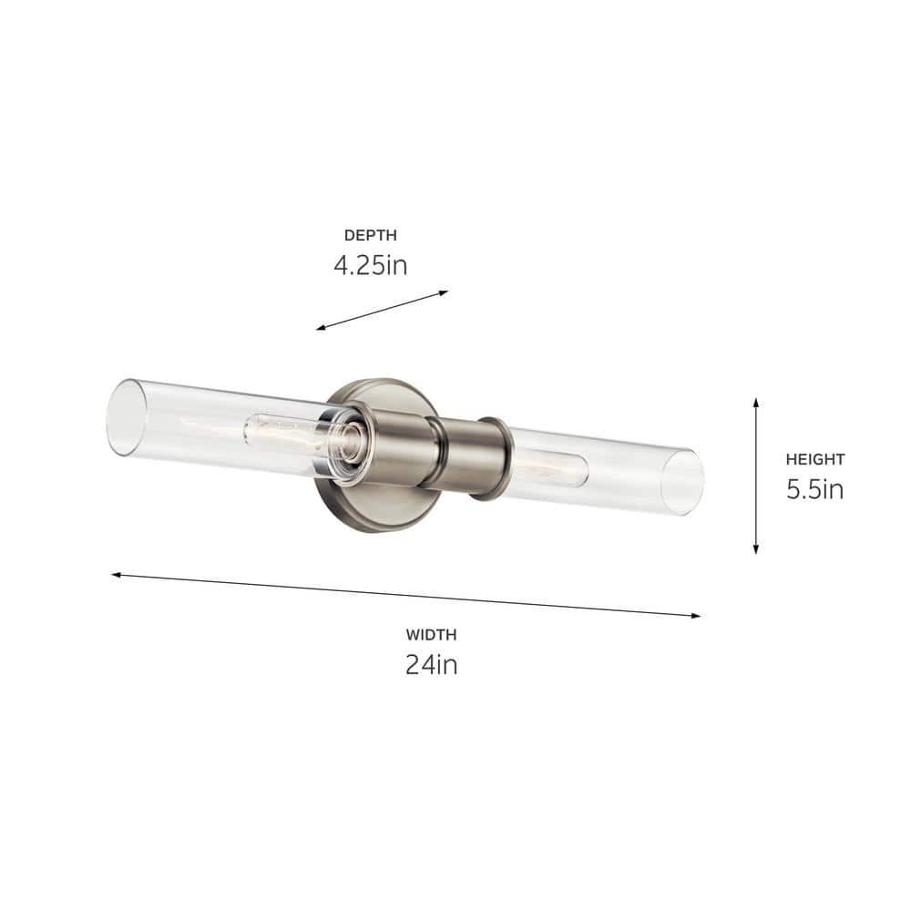 Kichler Lighting Aviv 2 - Light Sconce in Brushed Nickel