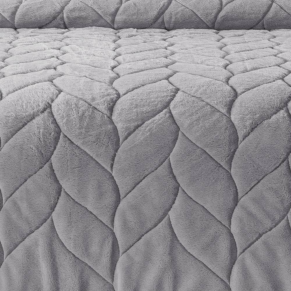 Waverly Cozy Gray Down Alternative Throw