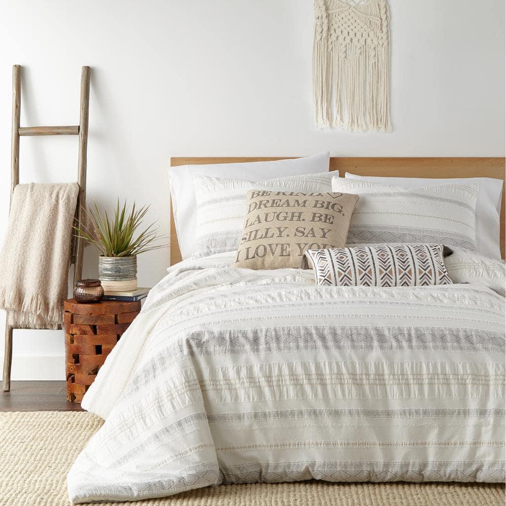 Pickford King/Cal King Comforter Set - Taupe, Grey & Cream - Levtex Home