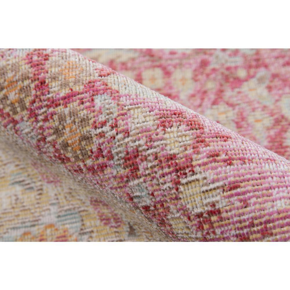 Momeni Isabella Holden Pink 2' X 3' Accent Rug: Modern Medallion, Low Pile, Indoor, Machine Made, Polyester