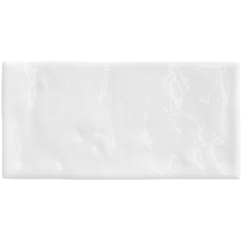 Antigo Snow 2 in. x 5 in. Glossy Ceramic Wall Tile (12.1 sq. ft./Case, 144 pcs)