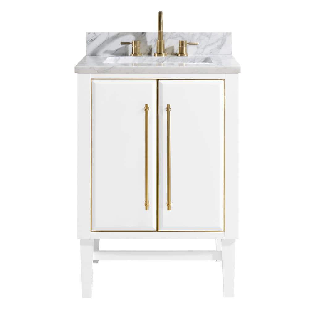 Avanity Mason-Vs25-G-C Mason 25" Free Standing Single Basin Vanity Set - White
