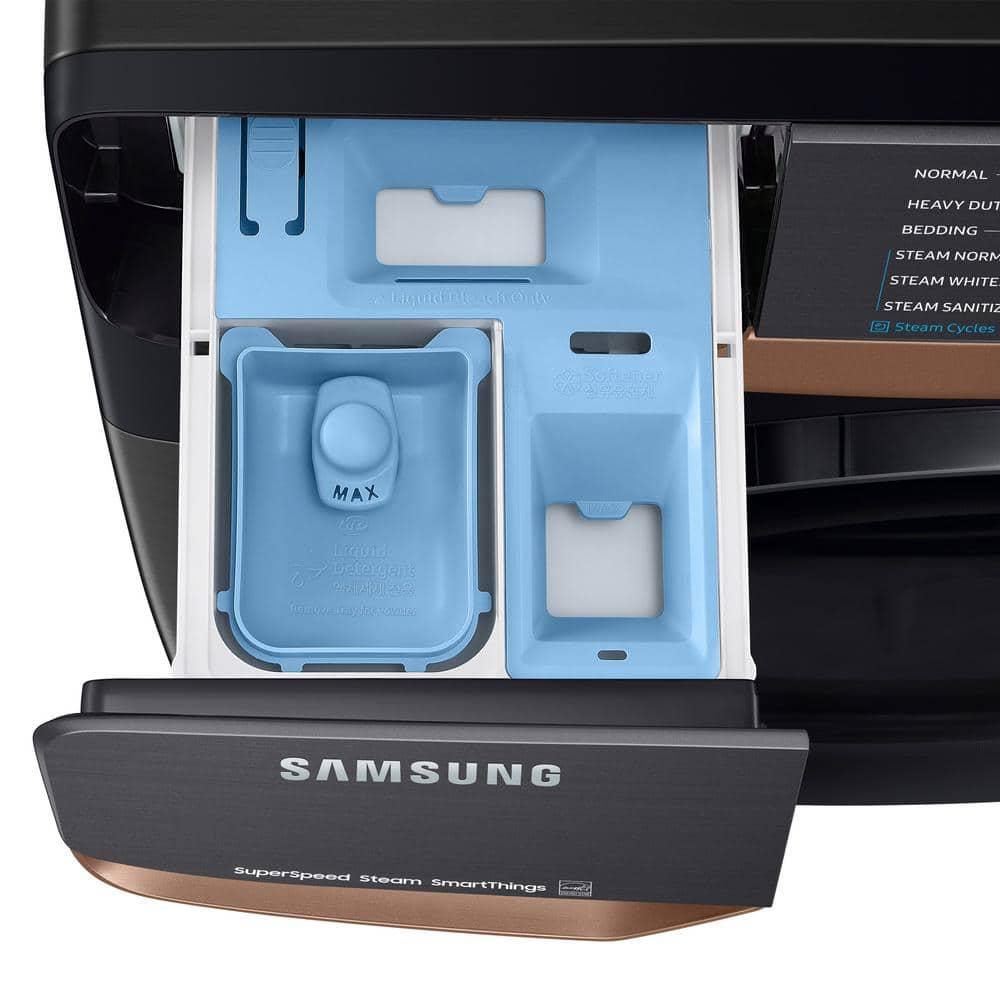Samsung 5.0 cu. ft. Extra Large Capacity Smart Front Load Washer with Super Speed Wash and Steam