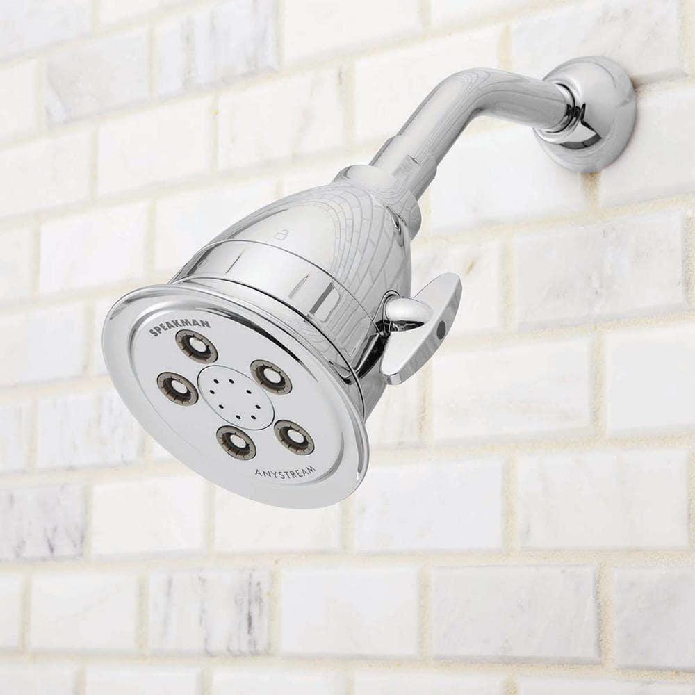 Speakman Hotel Pure Anystream High Pressure Shower Head-1.75 GPM Adjustable Showerhead with Filter, Polished Chrome