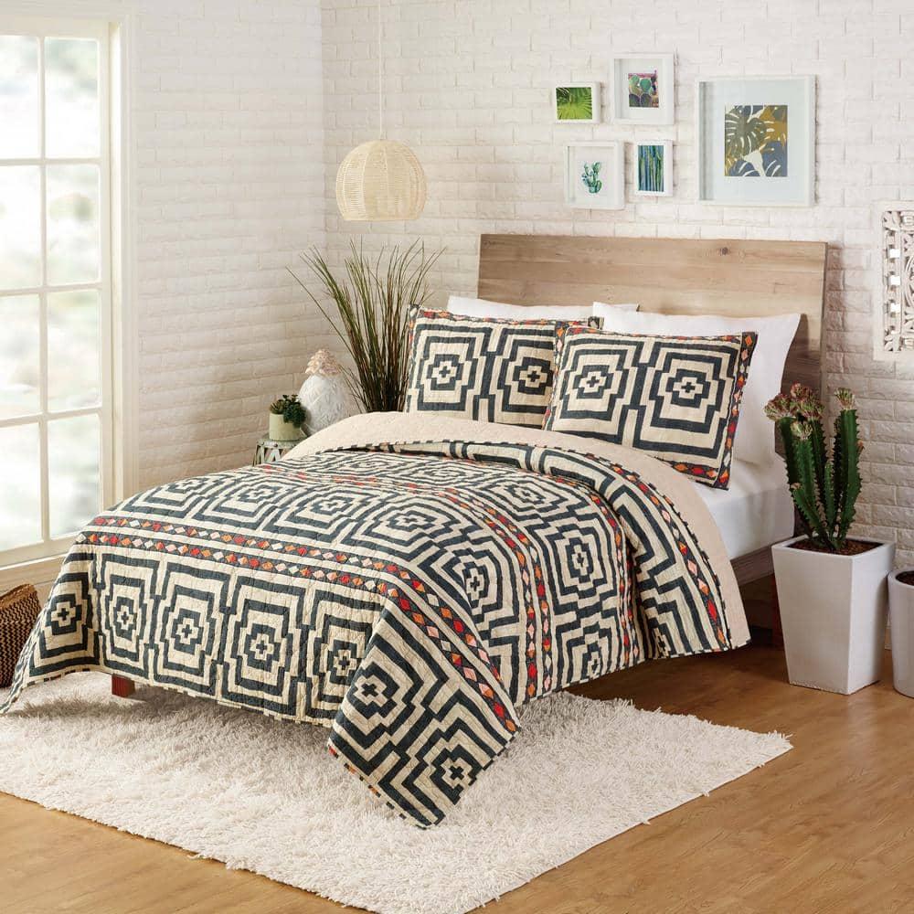 Hypnotic 100% Cotton Quilt Set