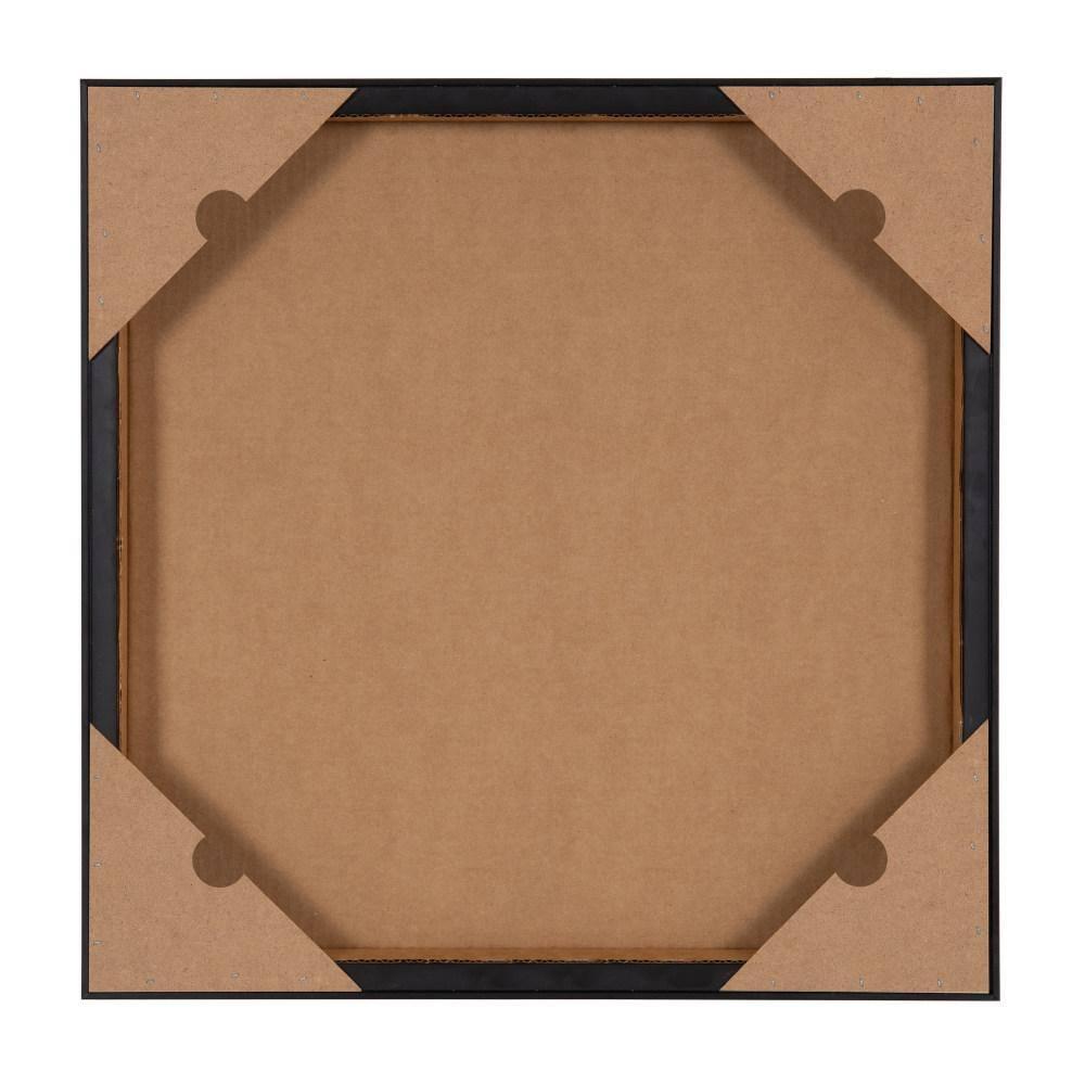 30"x30" Sylvie Beaded Land of Cotton Framed Canvas by Mary Sparrow White - Kate & Laurel All Things Decor: Large Textured Wall Art