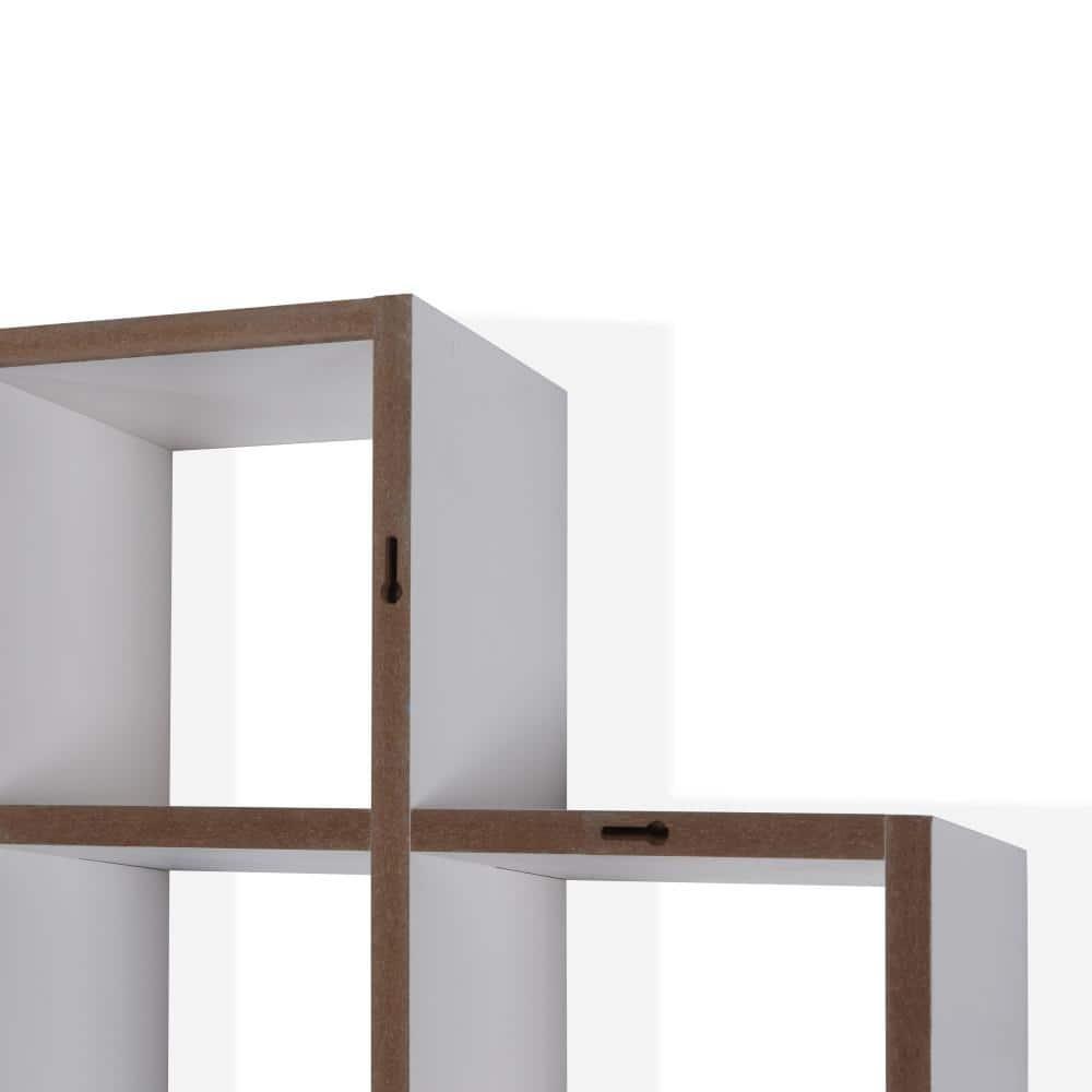 30" x 15.25" Cubby Chessboard Wall Shelf White - Danya B.
