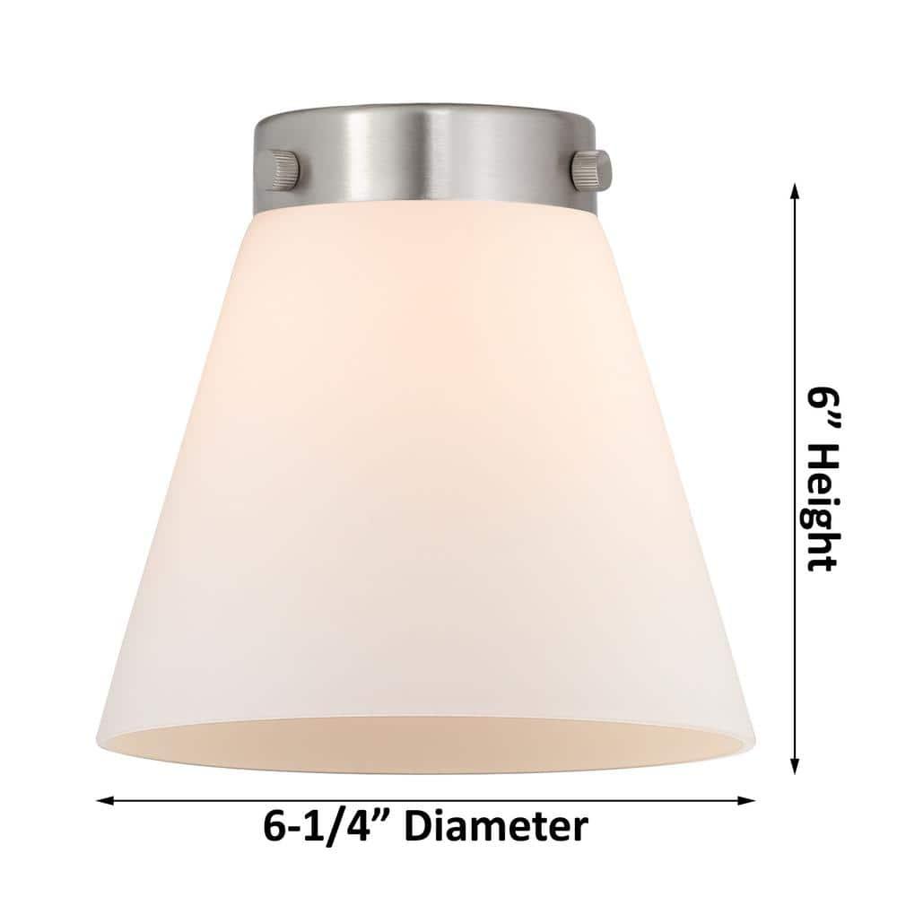 Antique Brass Mini Pendant Light with Frosted Glass Shade