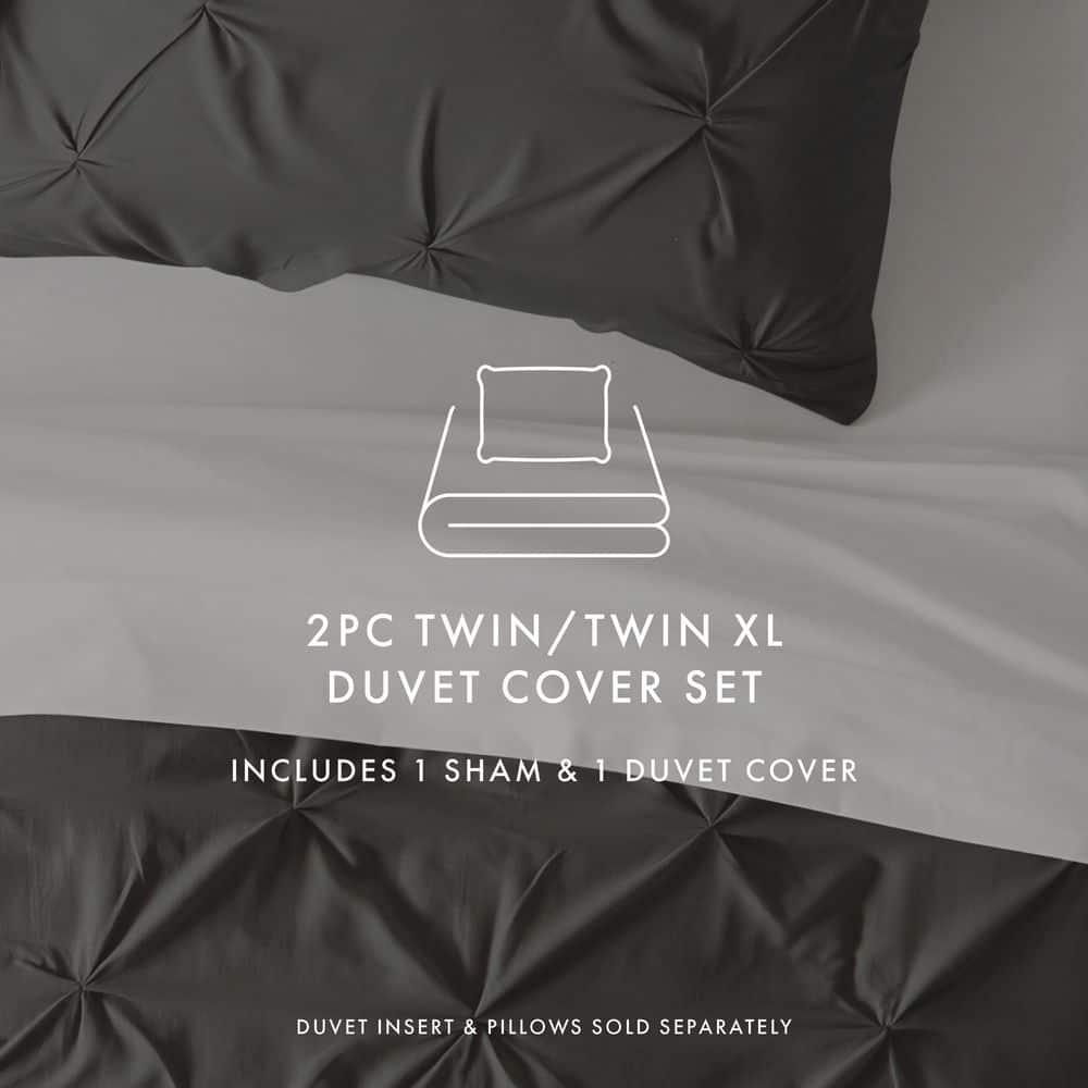 Becky Cameron Pinch Pleat Textured Duvet Cover Set